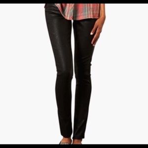 Topshop Moto, Coated Leigh, black, skinny jeans!